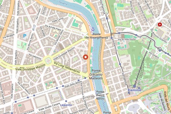 Map showing Enoteca La Torre in Rome