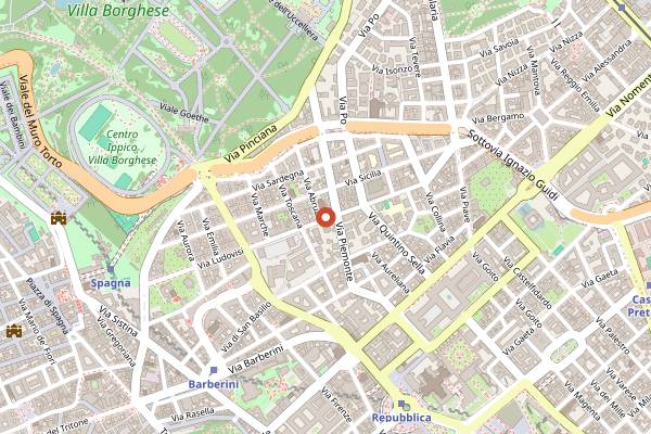 Map showing Orma in Rome