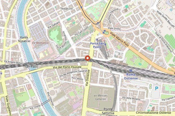 Map showing Trattoria Pennestri in Rome
