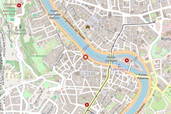Map showing Freni e Frizioni in Rome