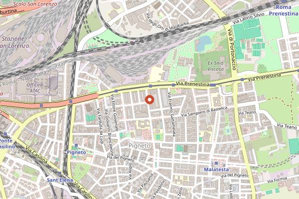 Map showing Frisson in Rome