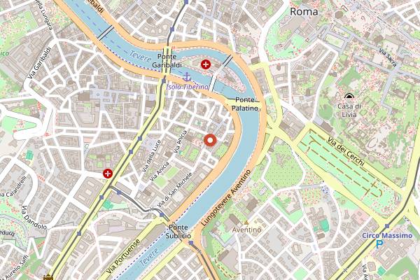 Map showing La Punta Expendio de Agave in Rome