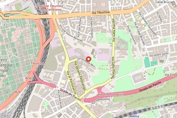 Map showing Monk Roma (Sala Teatro) in Rome