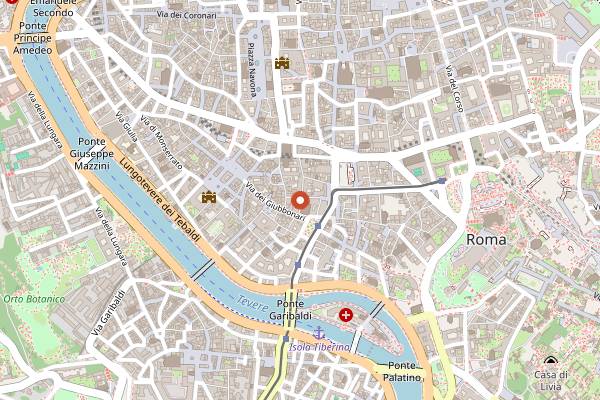 Map showing Il Vinaietto in Rome