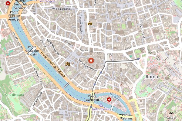 Map showing Il Sanlorenzo in Rome