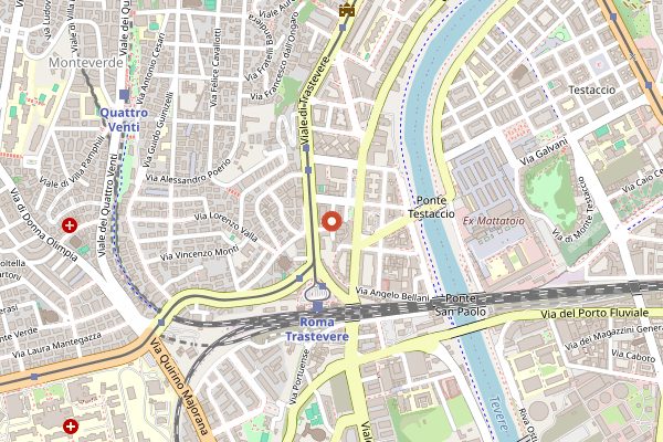Map showing Osteria Fernanda in Rome