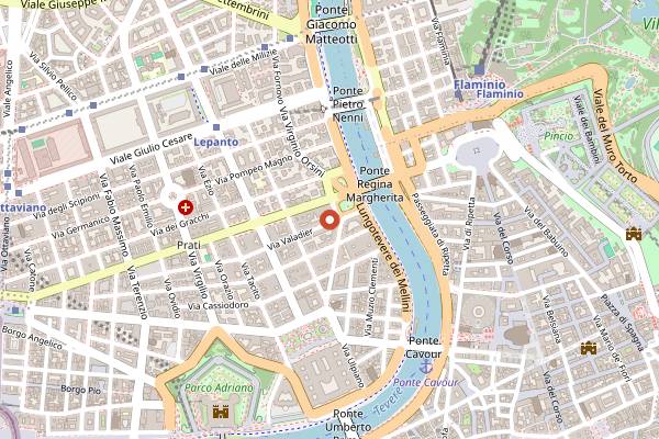 Map showing Song in Rome