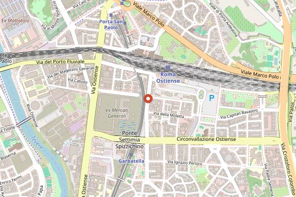 Map showing UMA in Rome