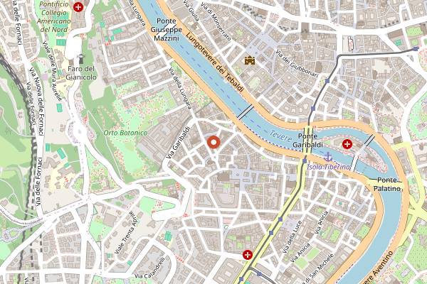 Map showing Enoteca L'Antidoto in Rome