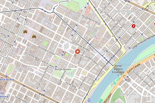 Map showing The Mad Dog Social Club in Turin