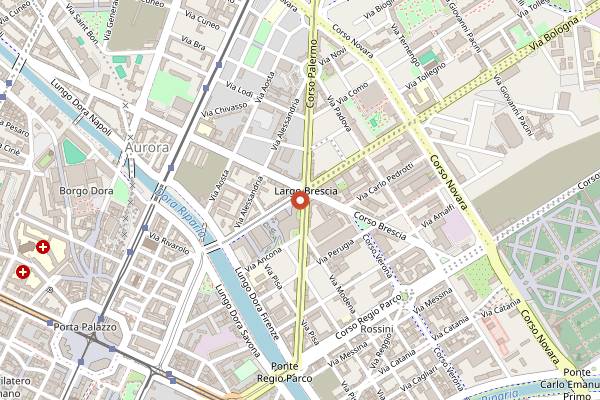 Map showing Lavazza Nuvola in Turin