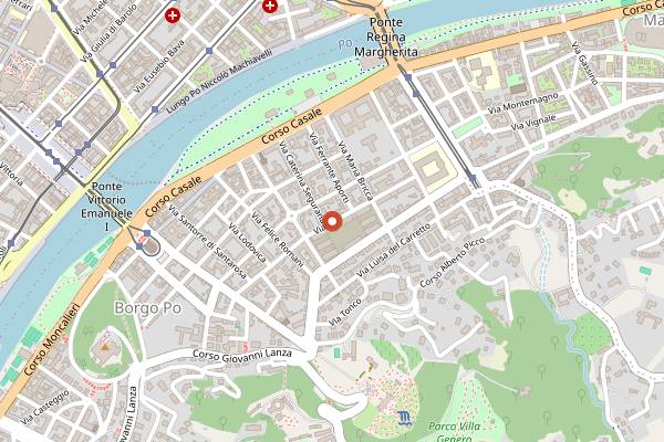 Map showing Bagna Cauda Day in Turin