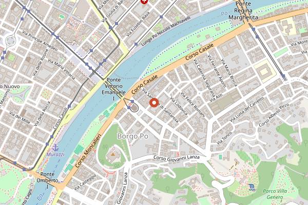 Map showing Cannavacciuolo Bistrot Torino in Turin