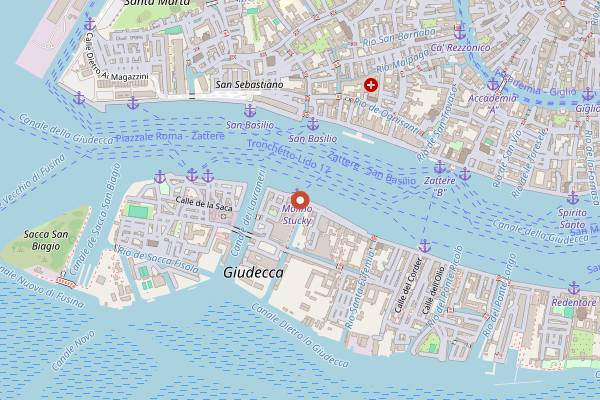 Map showing Skyline Rooftop Bar in Venice
