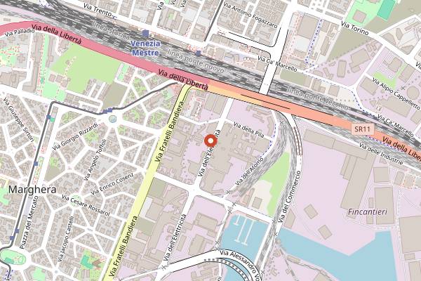 Map showing Trash and Chic in Venice