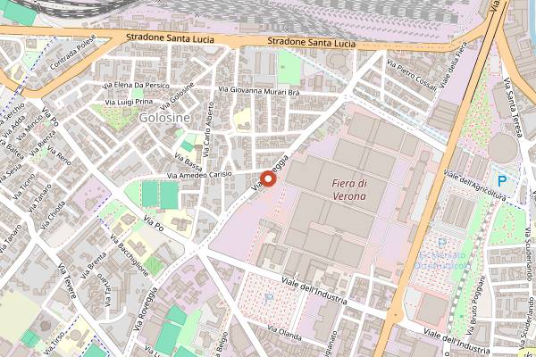 Map showing Doppio Malto in Verona