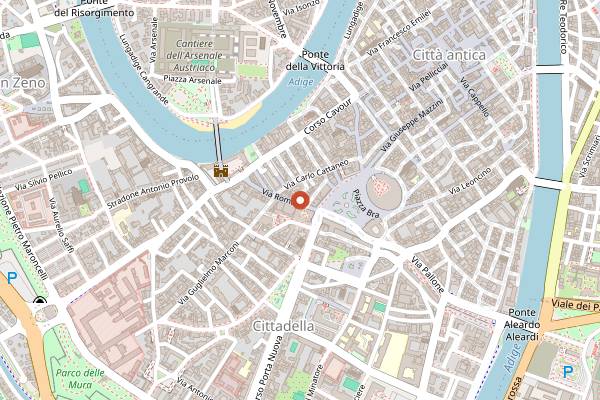 Map showing Demos in Verona