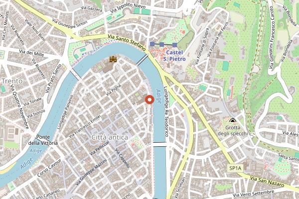 Map showing Garage Coffee Bros in Verona