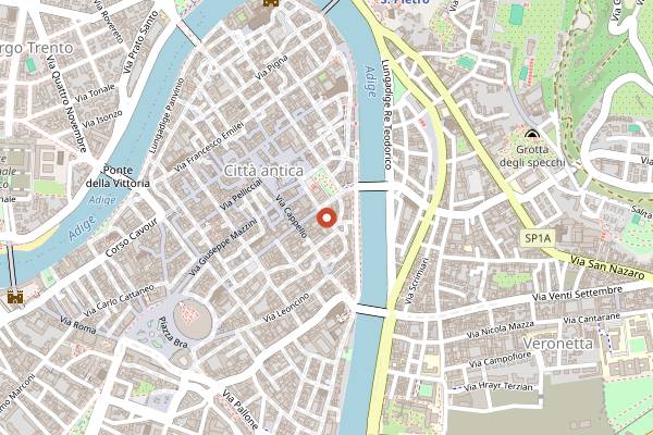 Map showing Il Desco in Verona