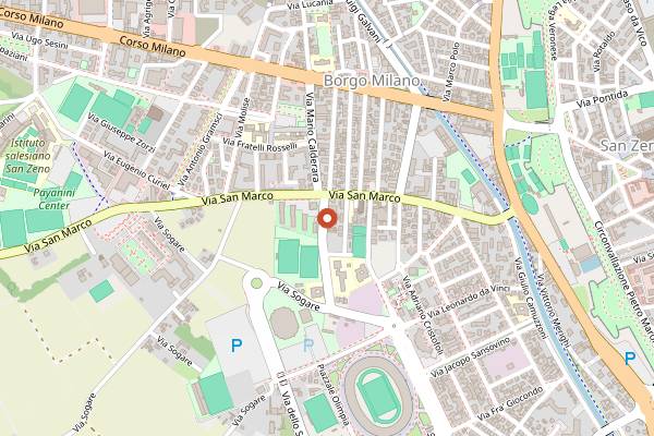 Map showing Birreria Iter in Verona