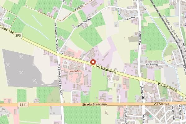 Map showing Ristorante Pizzeria Nuova Speranza in Verona