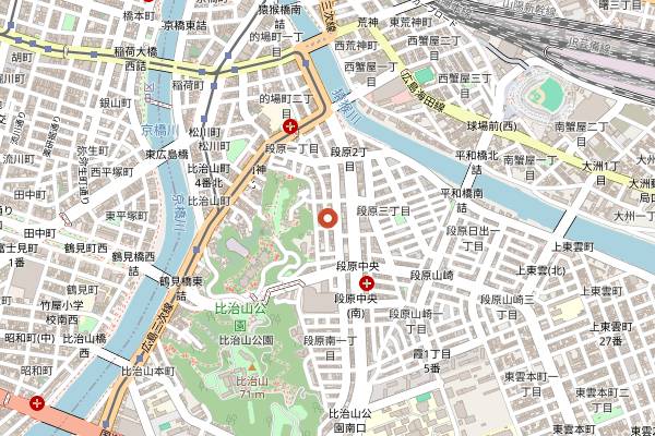 Map showing BREATH HIROSHIMA in Hiroshima