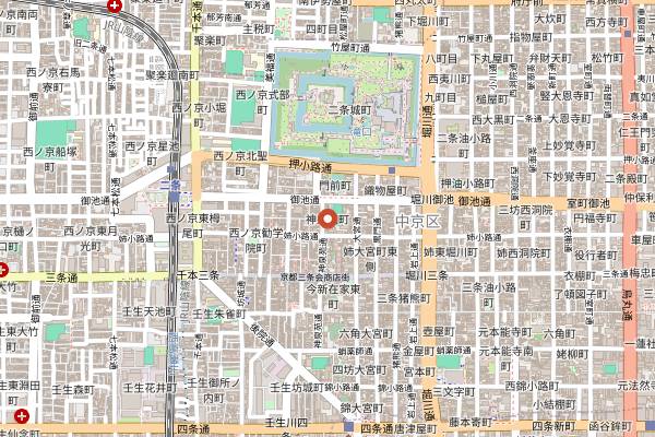 Map showing Alt. Coffee Roasters in Kyoto