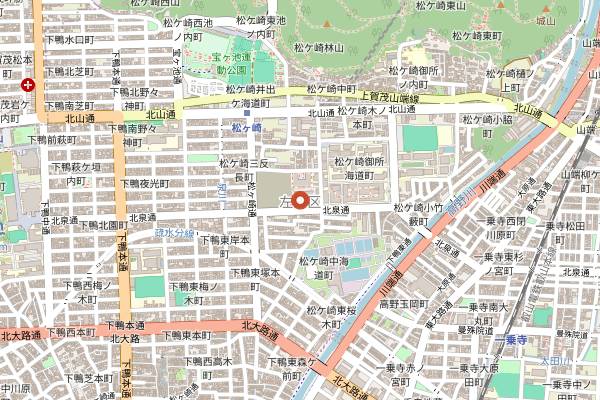 Map showing Dot.S in Kyoto