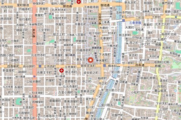 Map showing Ain Soph Journey Kyoto in Kyoto