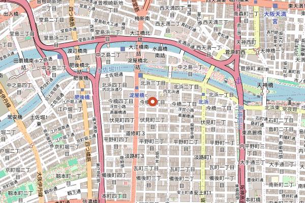 Map showing Yellow Ape Craft in Osaka