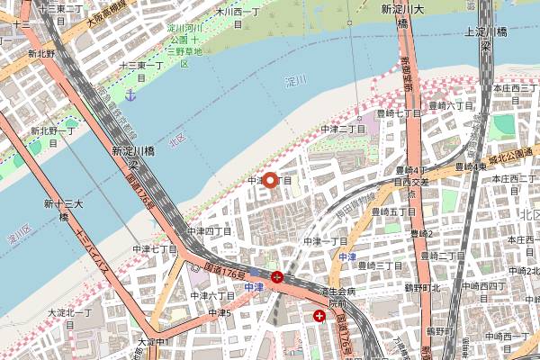 Map showing Sloth Coffee Roasters in Osaka
