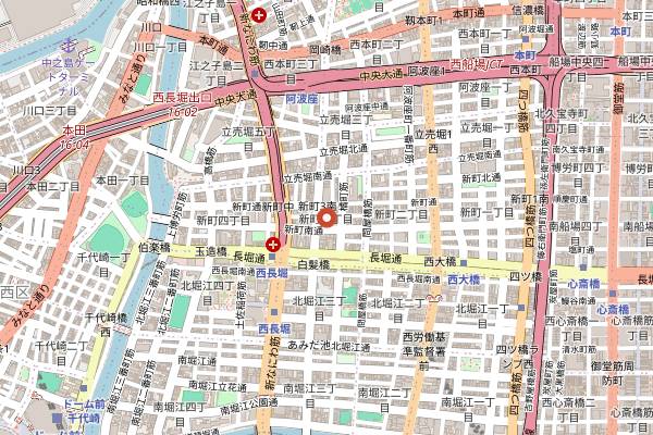 Map showing Paprika Shokudo Vegan in Osaka