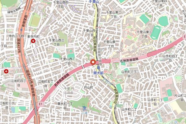 Map showing Kashiwaya Osaka Senriyama in Osaka