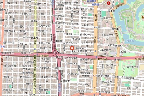 Map showing Fujiya 1935 in Osaka