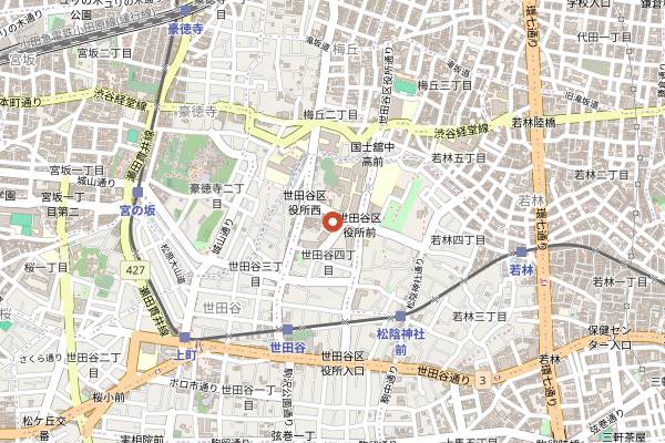 Map showing Memento Mori in Tokyo