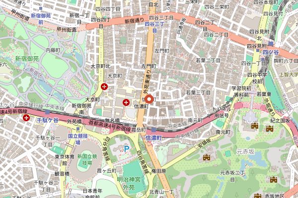 Map showing Cooking Sun Tokyo in Tokyo