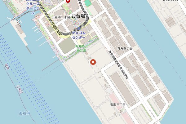 Map showing Niku Fes (Meat Festival) in Tokyo