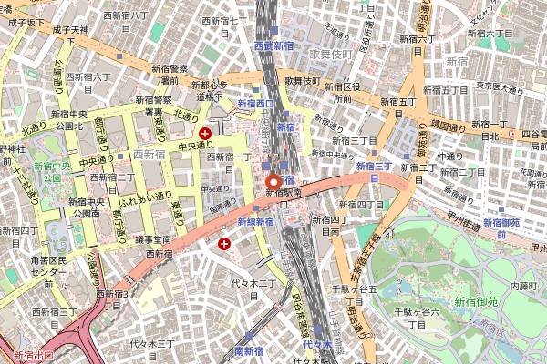 Map showing Eagle Tokyo in Tokyo