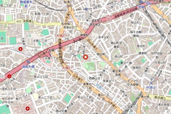 Map showing Solfa in Tokyo