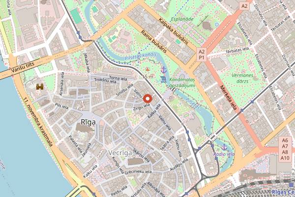 Map showing Manas Garšas Spice Masterclass in Riga
