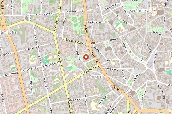 Map showing Brew Specialty Coffee (Pylimo) in Vilnius