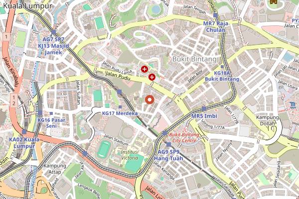 Map showing Broom in Kuala Lumpur