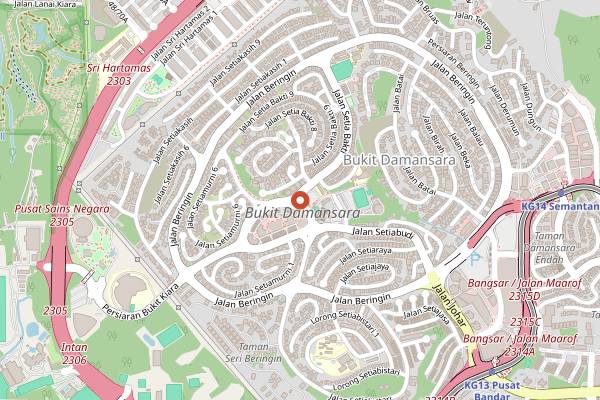 Map showing Reka:Bar in Kuala Lumpur