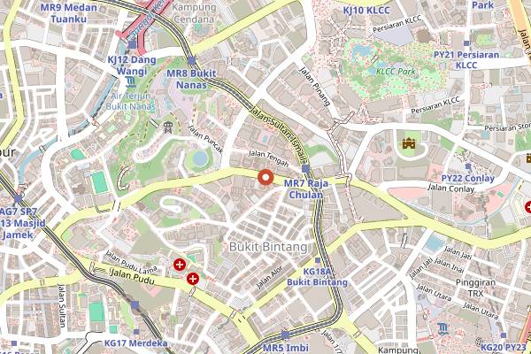 Map showing Banglo 289 in Kuala Lumpur