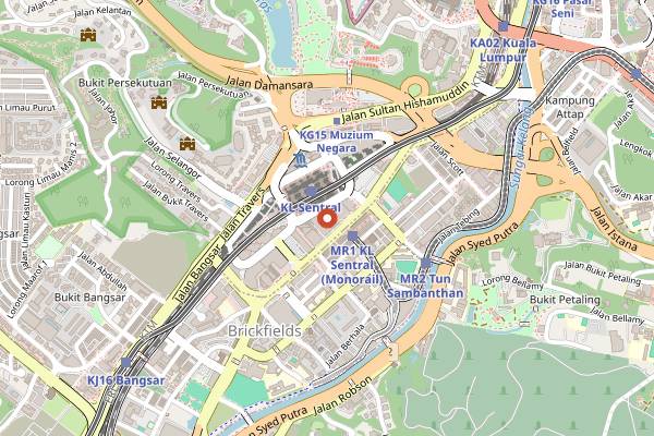 Map showing Quizinn Foodcourt by Rasa in Kuala Lumpur