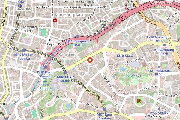 Map showing Nasi Kandar Pelita in Kuala Lumpur