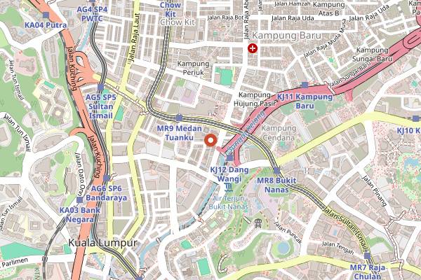 Map showing 103 Coffee in Kuala Lumpur