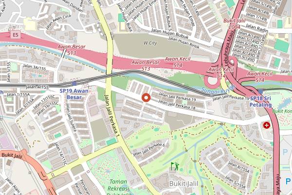 Map showing Afloat Coffee Roaster in Kuala Lumpur