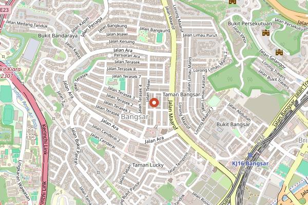 Map showing Fittie Sense in Kuala Lumpur