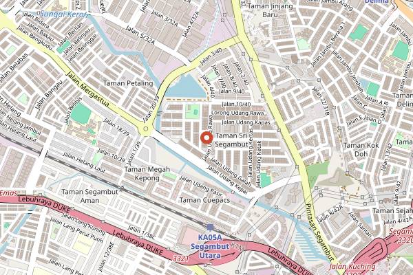 Map showing WheatFree For You in Kuala Lumpur